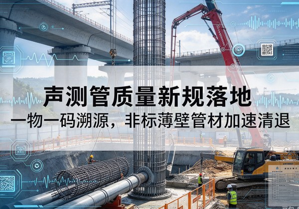 延庆区声测管质量新规落地，一物一码溯源，非标薄壁管材加速清退