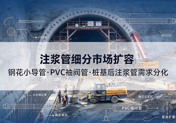 延庆区注浆管细分市场扩容，隧道钢花小导管、PVC 袖阀管、桩基后注浆管需求分化
